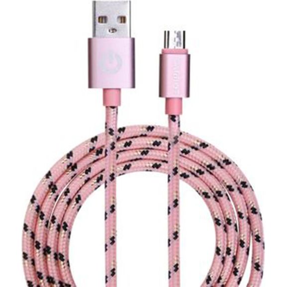 Garbot Grab&Go USB cable 1m USB A Micro-USB B Pink (C-05-10196) (GARC-05-10196)