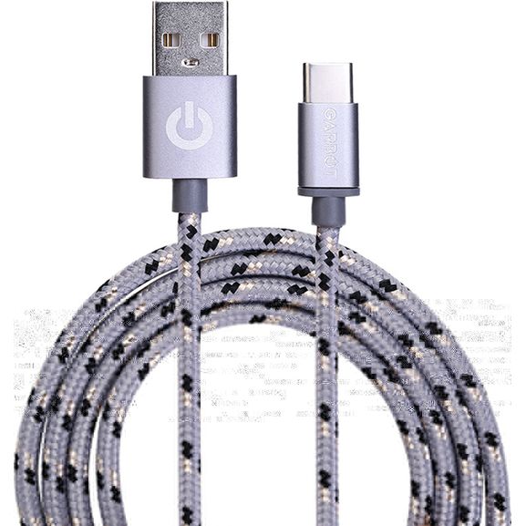 Garbot Grab&Go USB cable 1 m USB A USB C Silver (C-05-10192) (GARC-05-10192)
