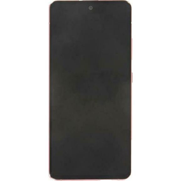 Γνήσια Οθόνη LCD και Μηχανισμός Αφής Με Πλαίσιο για Samsung Galaxy A51 5G A516 GH82-23100C Ροζ